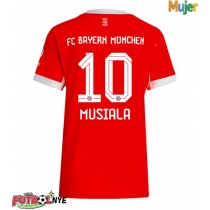 Camiseta Bayern Munich Jamal Musiala #10 Primera Equipación para mujer 2025-26 manga corta